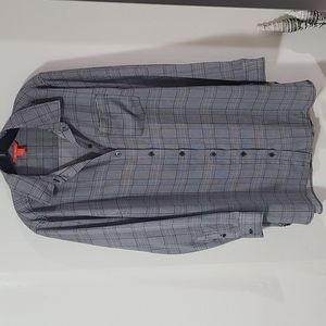 Grey Plaid Tunic • Plus Size • Size 1